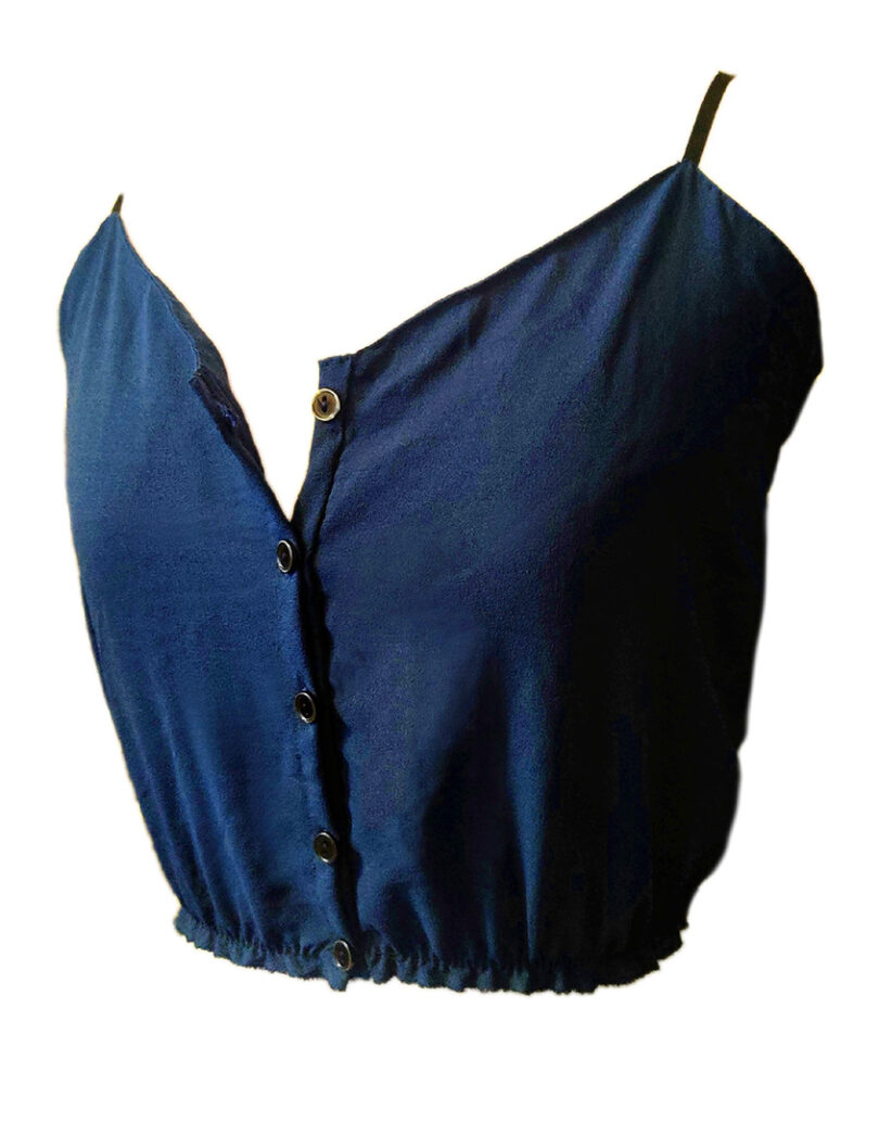 Crop-top azul - Imagen 4