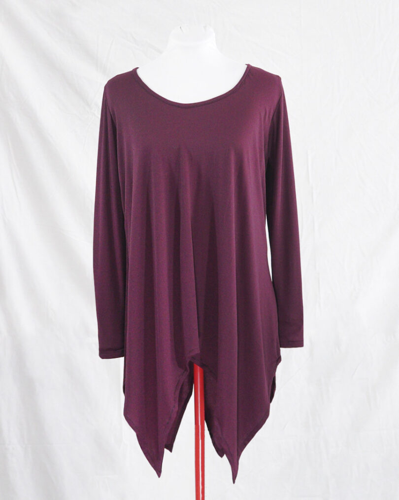 Burgundy vest