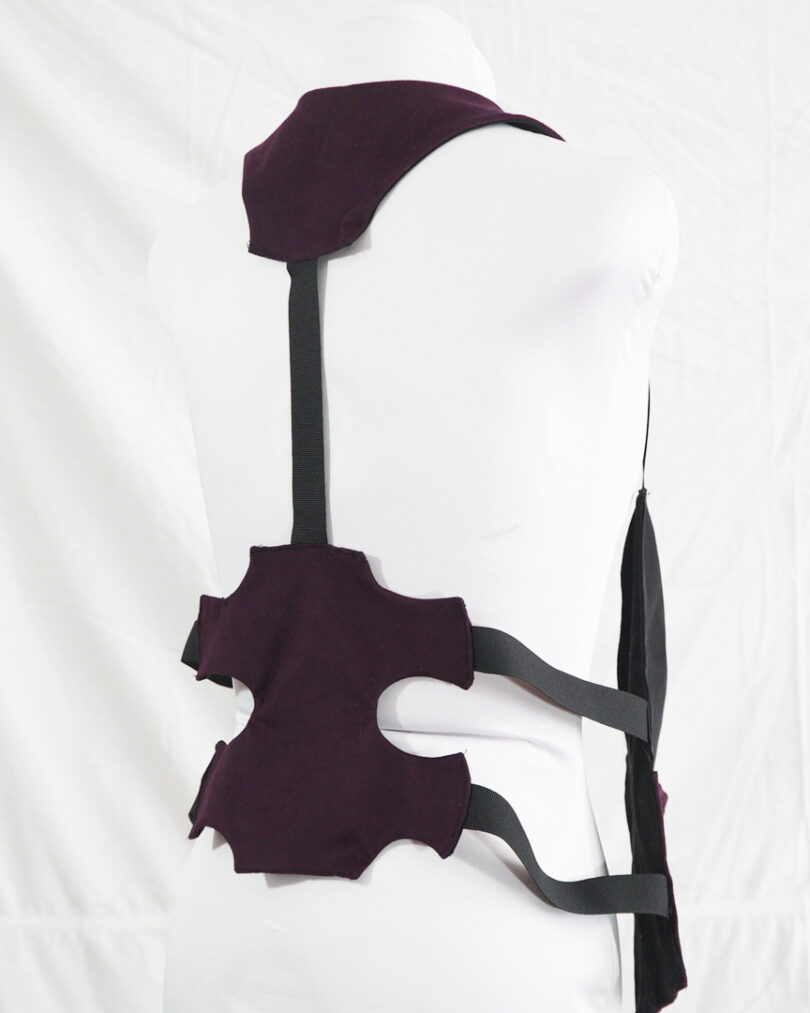 Pistolera lila y negra - Imagen 3