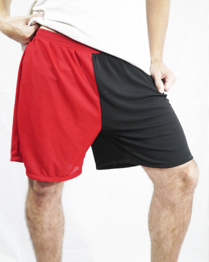 Short black n red
