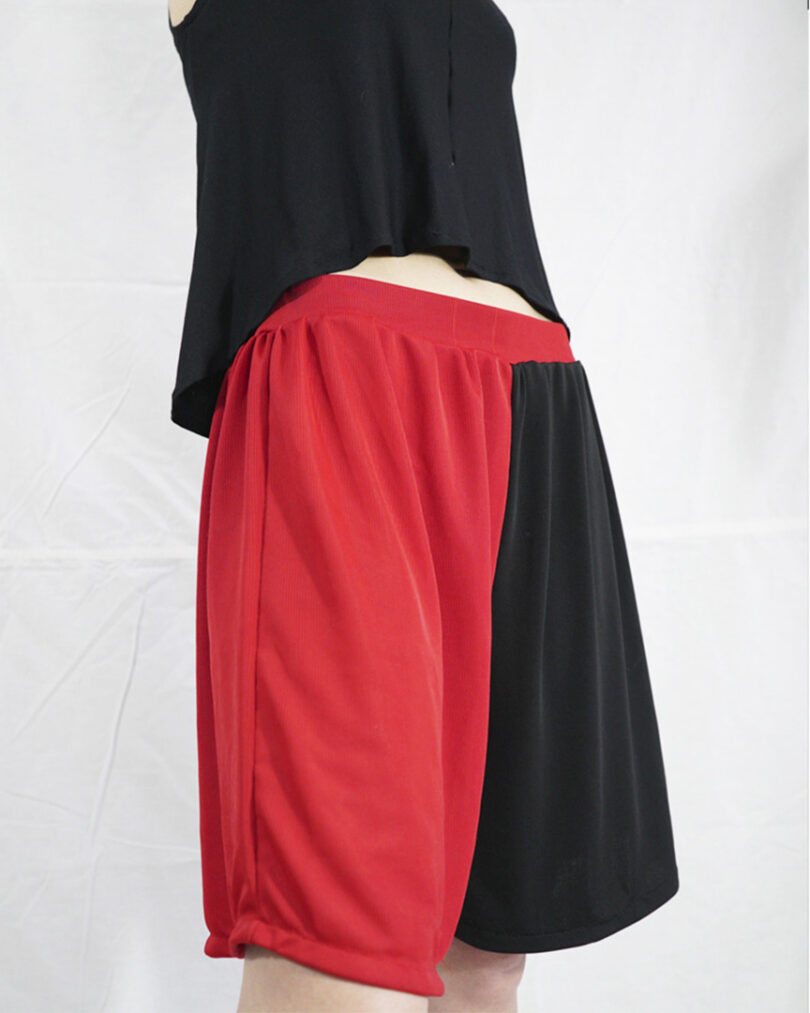 Short black n red