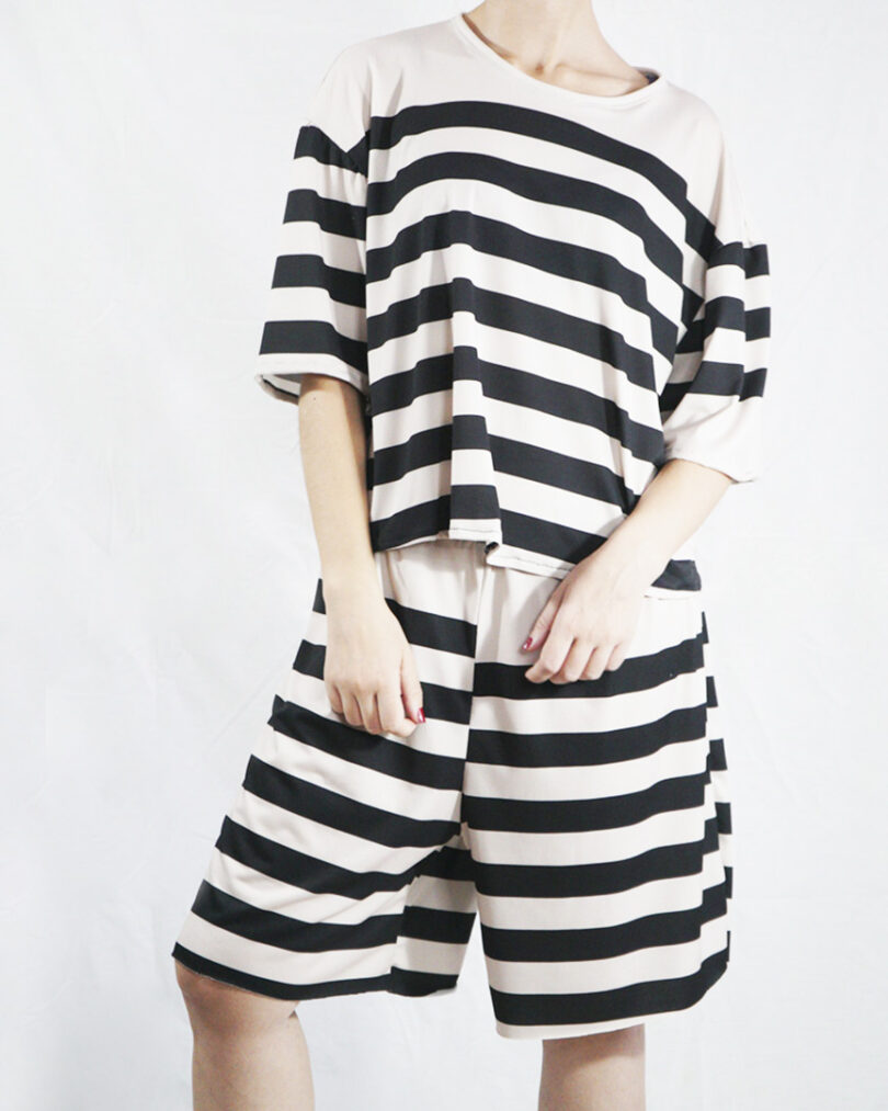 Short rayado sport - Imagen 3
