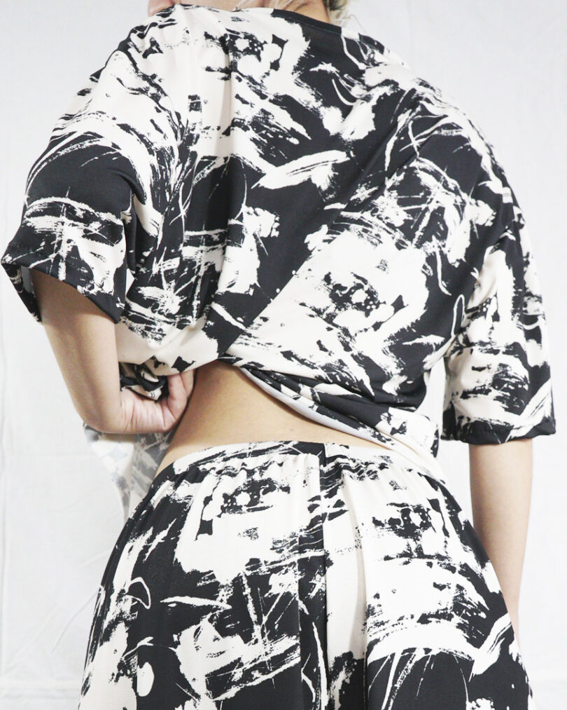 Camiseta grunge x - Imagen 2