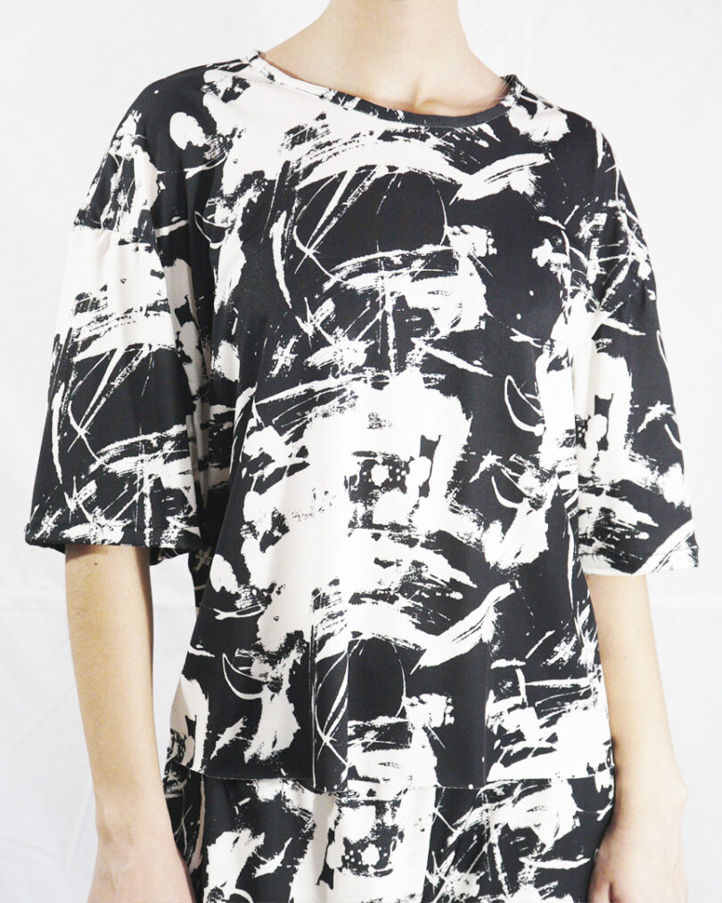 Camiseta grunge x - Imagen 3