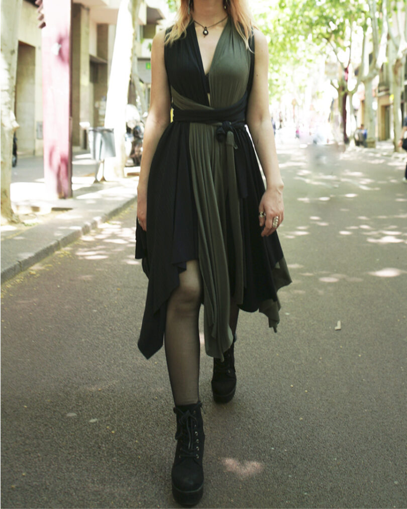Faerie green dress - Imagen 3